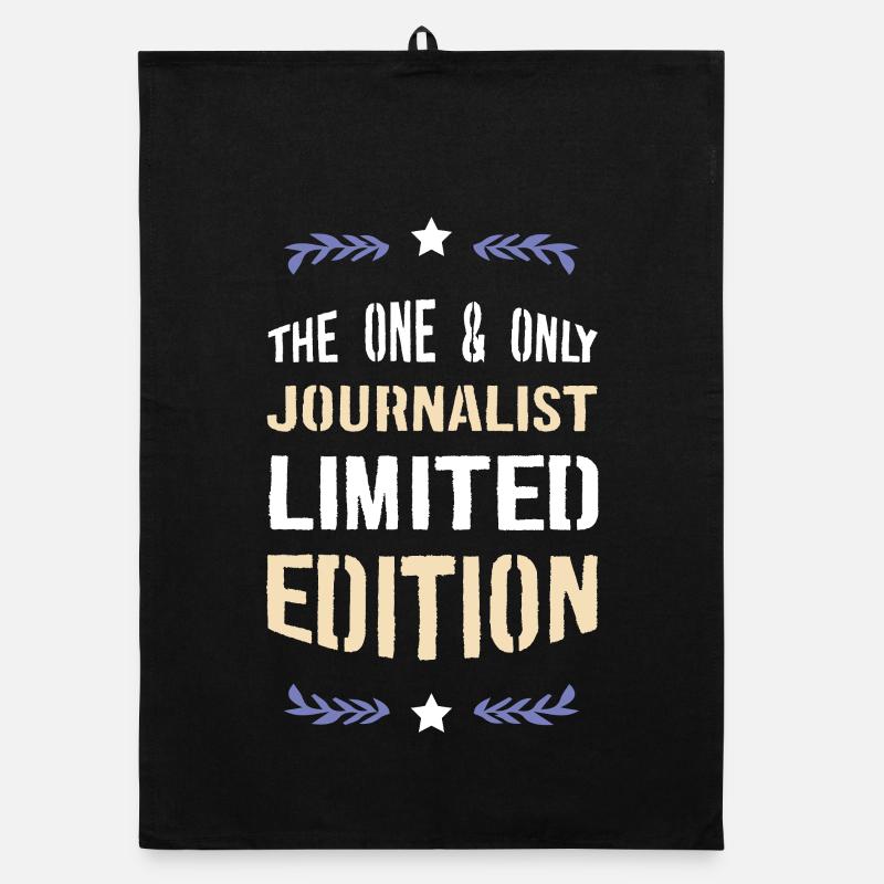 Einziger Journalist Limitierte Edition Organic Geschirrtuch