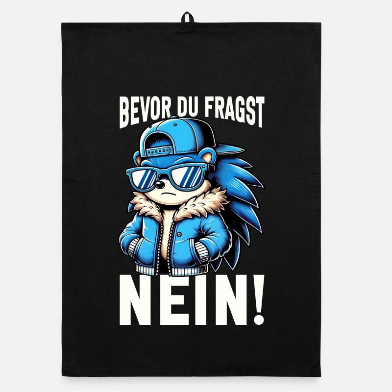 Before you ask No Hedgehog Bad mood Organic dish towel