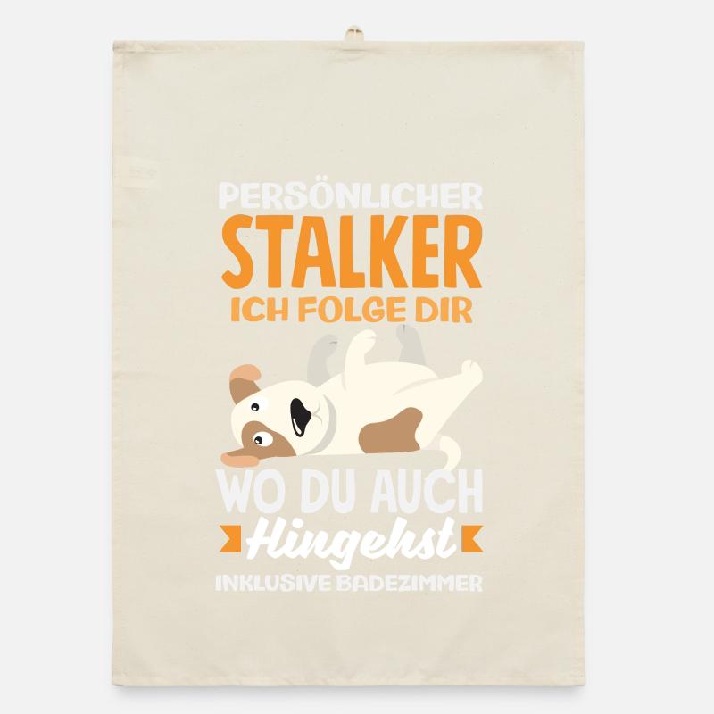 Drôle de Jack Russell Propriétaire Cadeau Torchon bio
