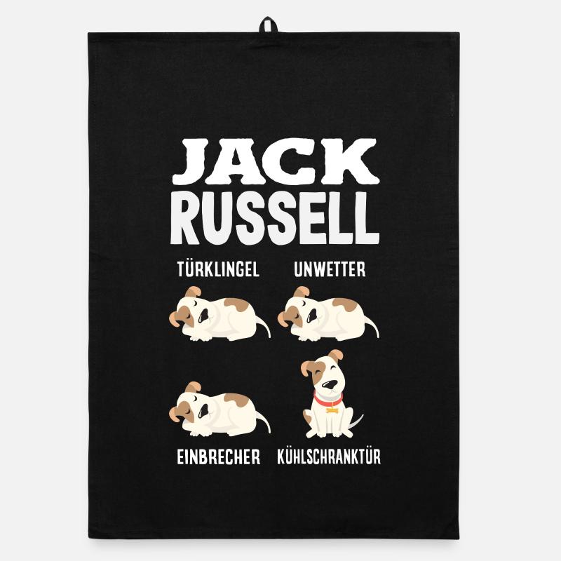 Drôle de Jack Russell Propriétaire Cadeau Torchon bio