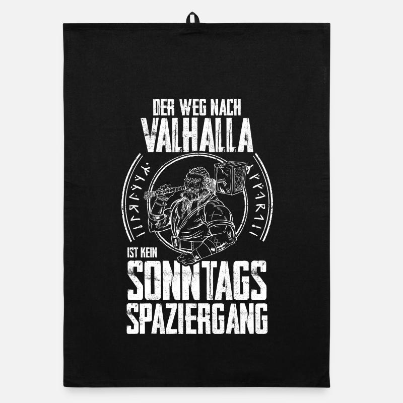 Mittelalter Schildwall Mittelaltermarkt Wikinger Organic Geschirrtuch