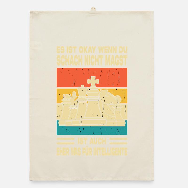 Cadeaux pour joueurs d’échecs Accessoires d’échecs Échiquier Échiquier Torchon bio