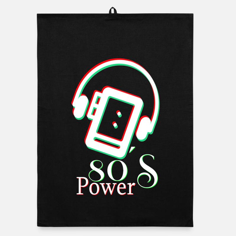 80's Power Organic dish towel