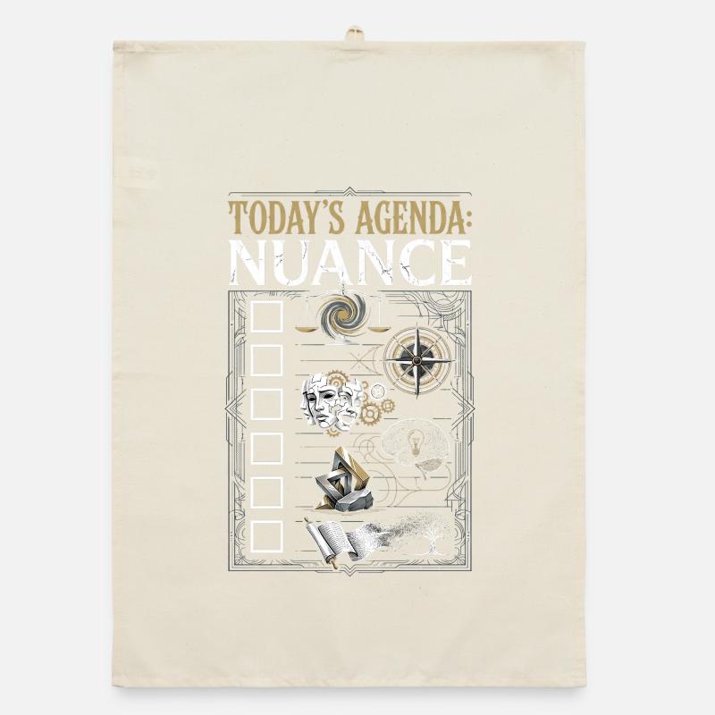 Today Agenda Organic Geschirrtuch