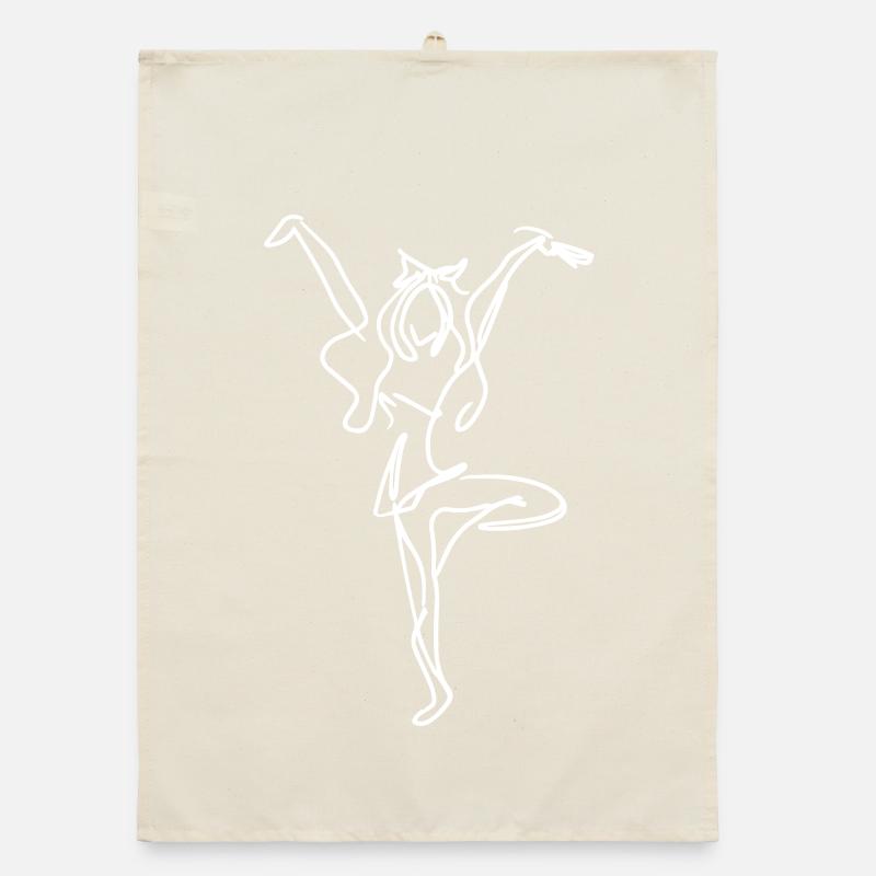Dessin de pom-pom girl Torchon bio
