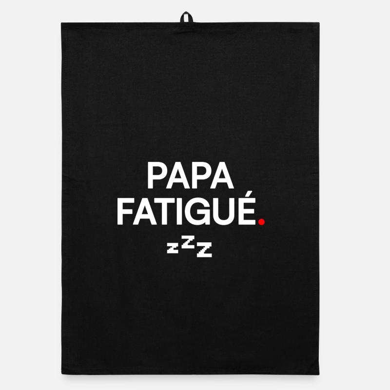 TIRED DAD | Funny gift idea Organic dish towel