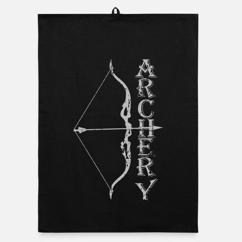 Bogenschießen, Bogensport, Bogenschütze, Archery Organic Geschirrtuch