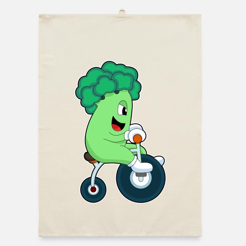 Vélo brocoli Torchon bio