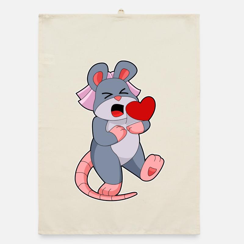 Maus Braut Schleier Hochzeit Organic Geschirrtuch