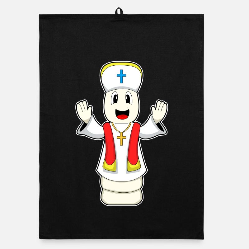 Chess Piece Bishop Chess Organic dish towel