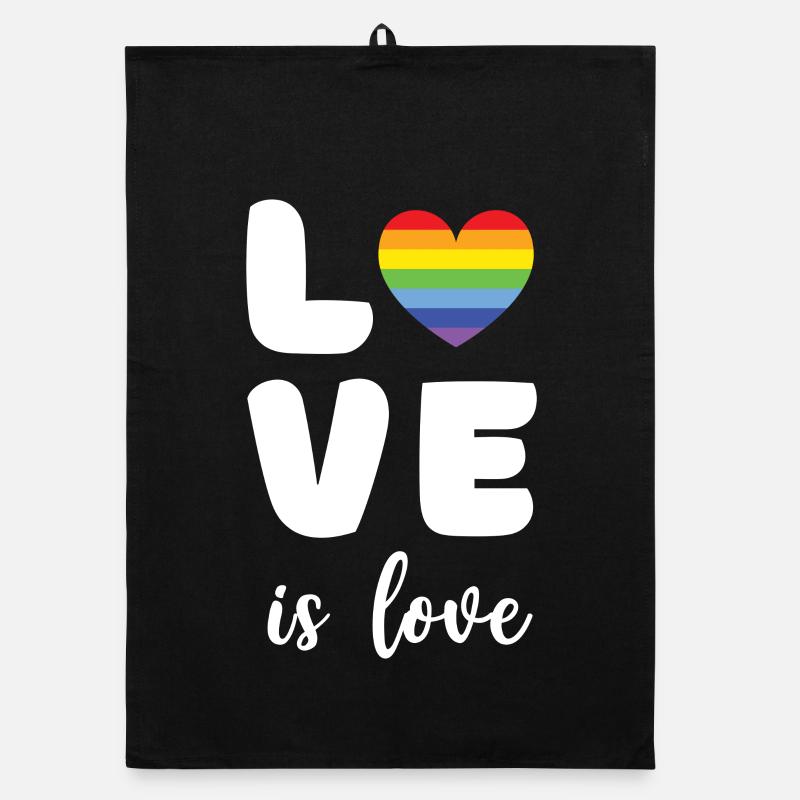 Pride Month - Love is Love Organic dish towel