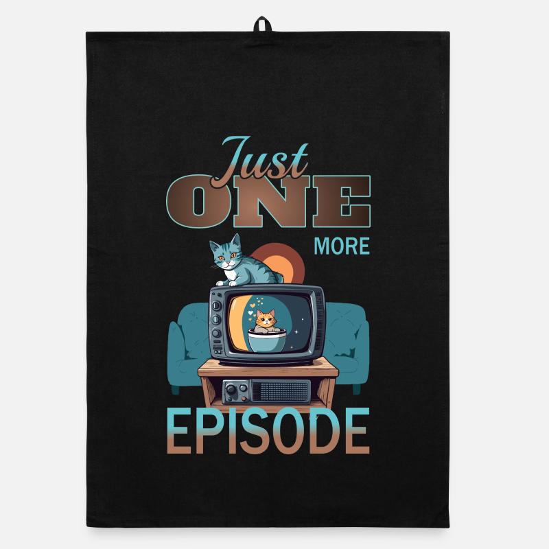 Chat dans les airs Torchon bio