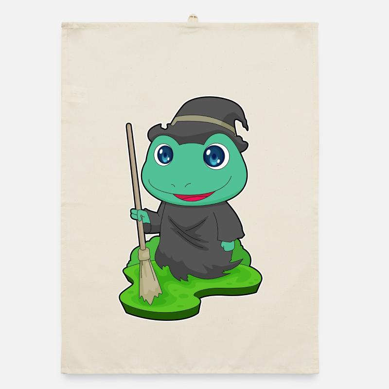 Balai de sorcière grenouille Torchon bio