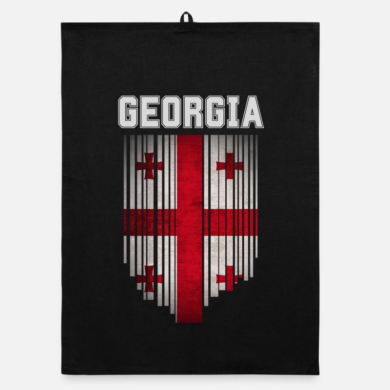 Flagge Georgiens, Georgischer Stolz Organic Geschirrtuch