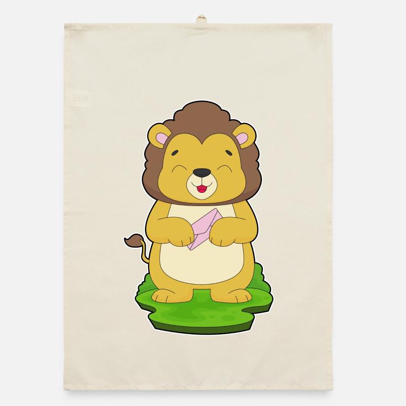 Lettre du Lion Torchon bio