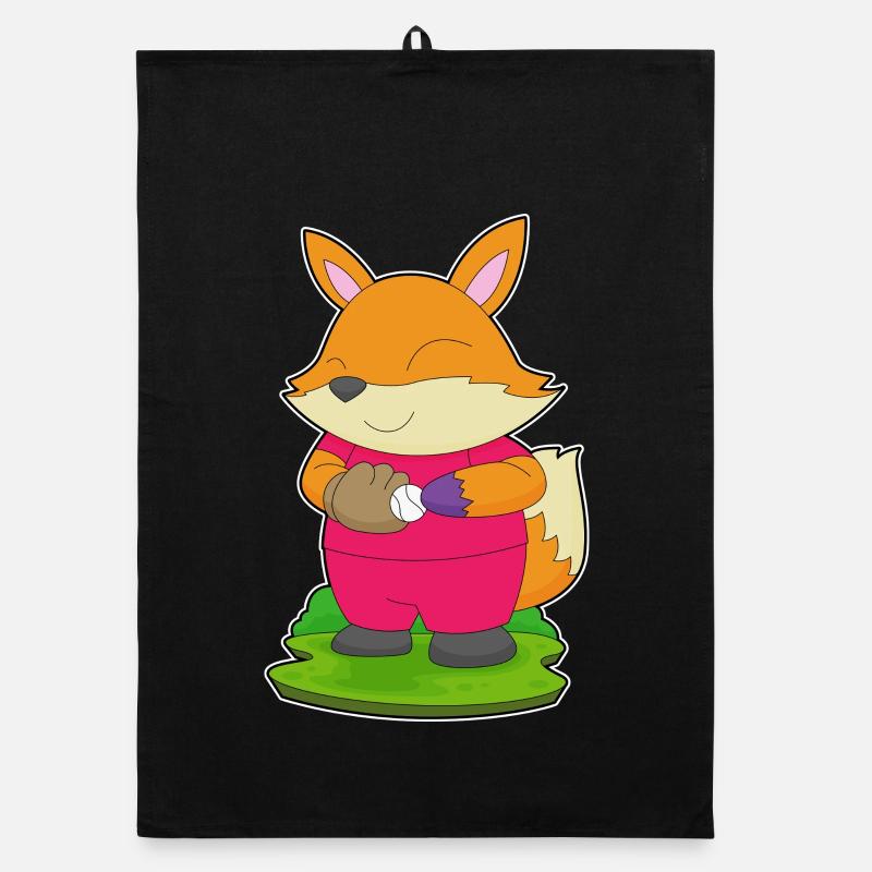 Fox Baseball Gant de baseball Torchon bio