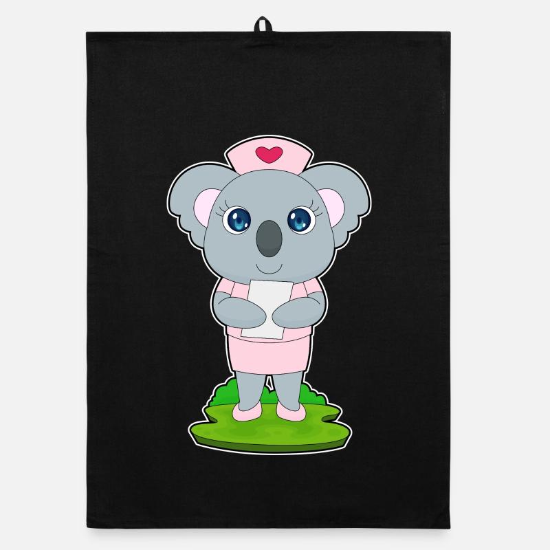 Koala Krankenschwester Organic Geschirrtuch