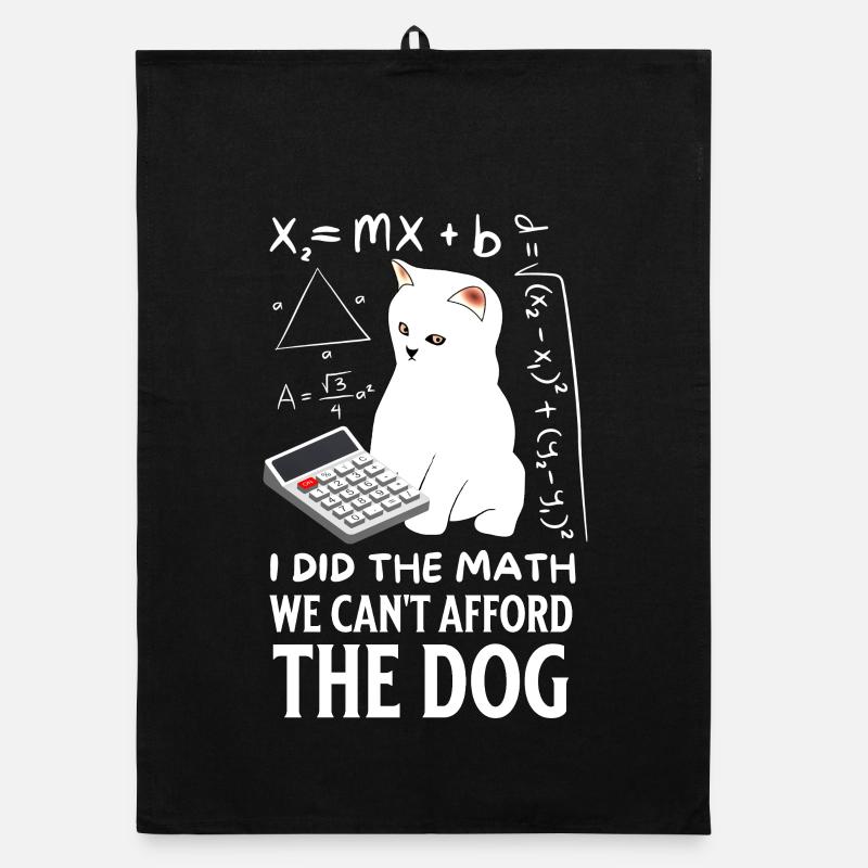 Conception mathématique humoristique de chat Torchon bio