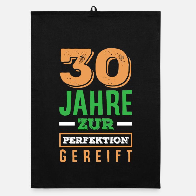 Funny 30th birthday gift Organic dish towel