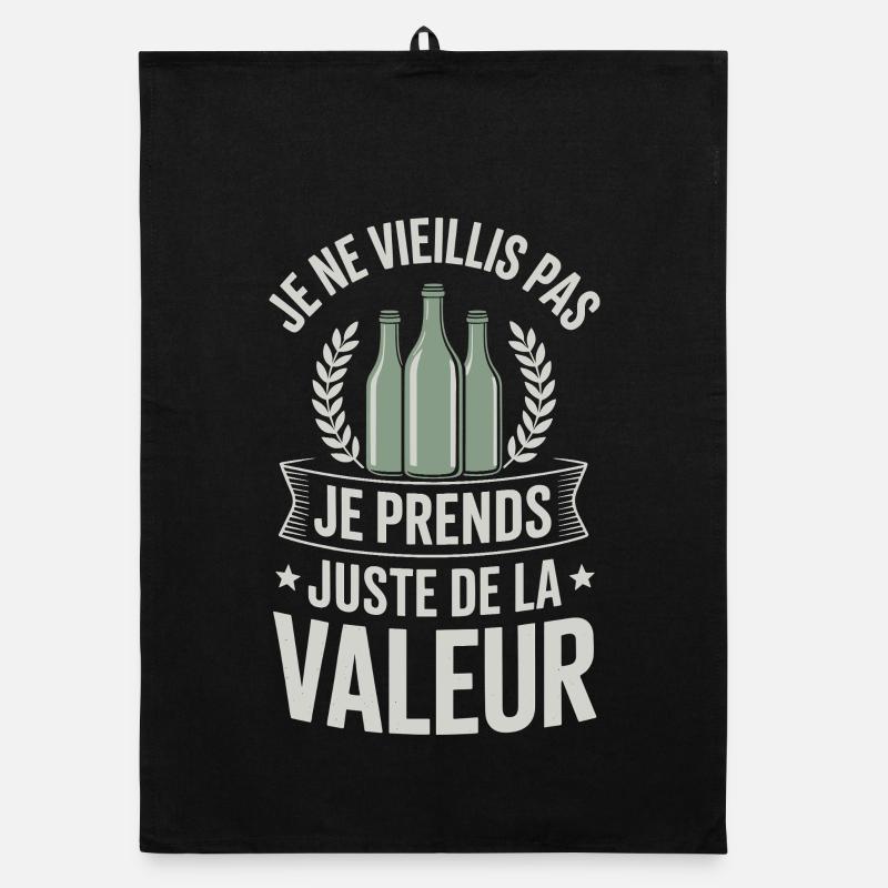 Humor birthday getting older I take value Organic dish towel