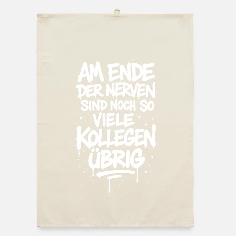 À bout de nerfs, il reste encore tant de collègues Torchon bio