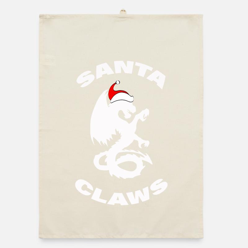 SANTA CLAWS Organic dish towel