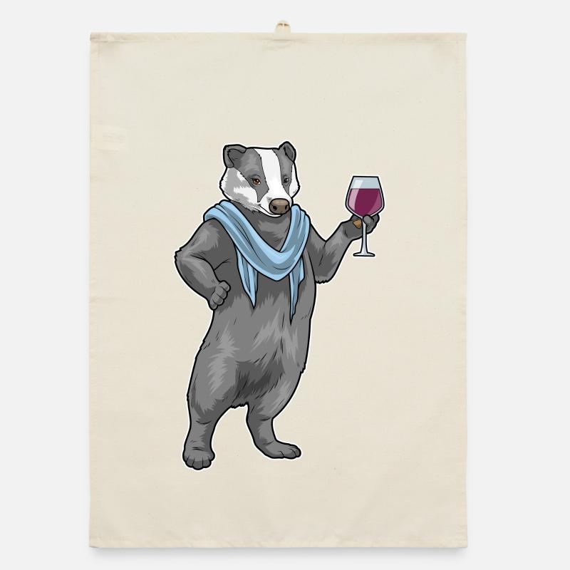 Badger red wine Organic dish towel