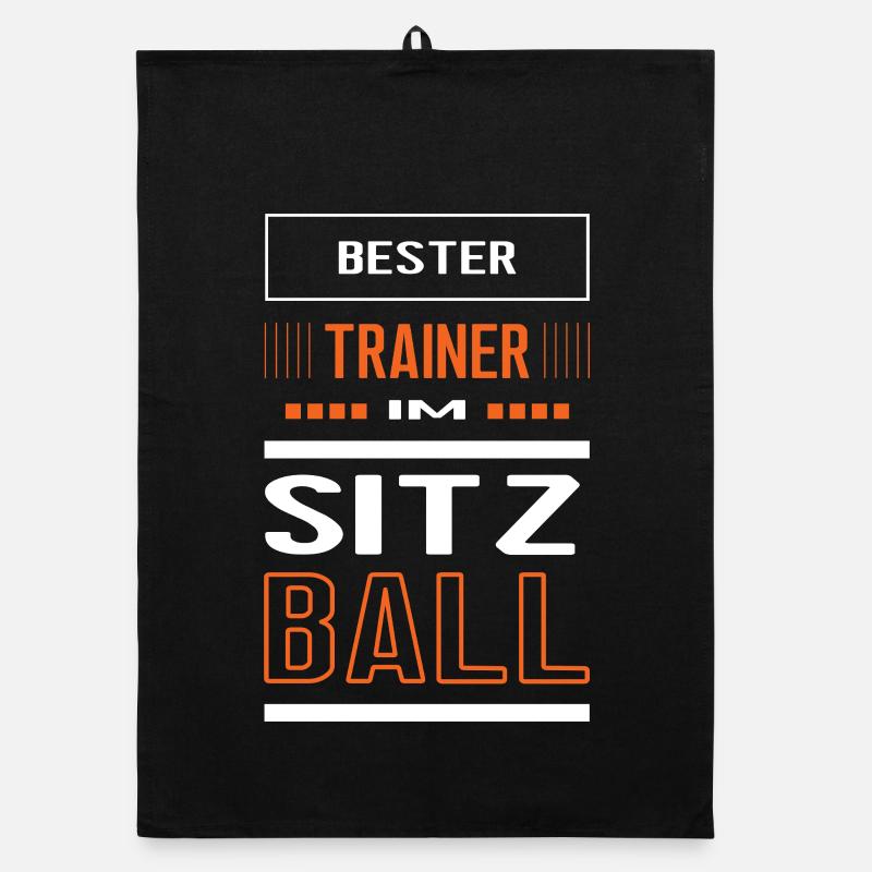 Bester Sitzball Trainer Sitzballtrainer Training Organic Geschirrtuch