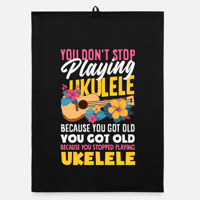 Wife Mom Ukulele Legend Lustiger Muttertag Organic Geschirrtuch