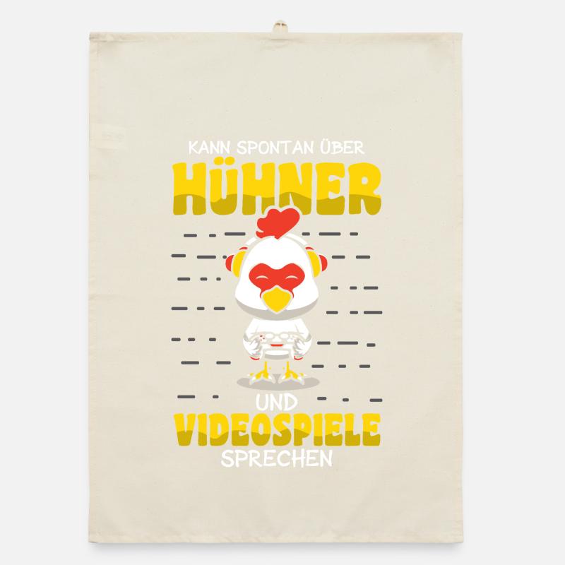 Hühnerflüsterer Huhn Hühnerhalter Hühner Organic Geschirrtuch