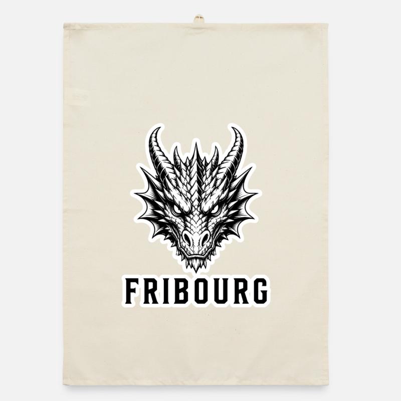 Fribourg Dragon Organic Geschirrtuch