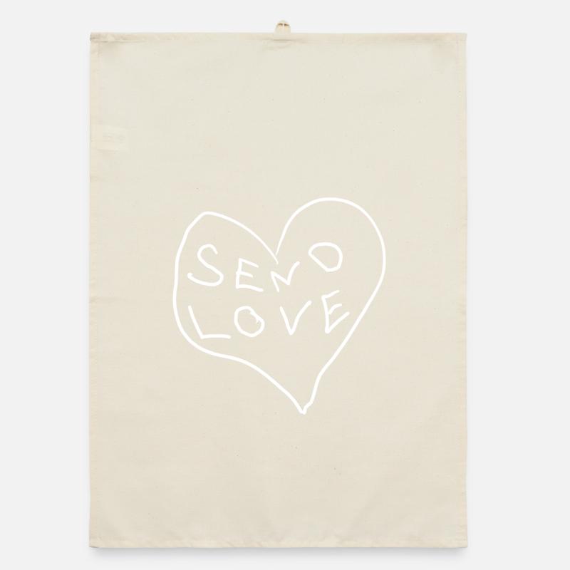 Send Love Organic dish towel
