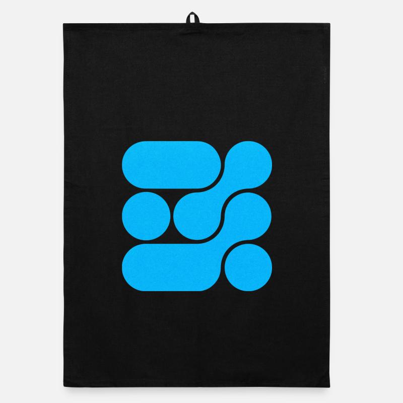 OCHOOO - Turquoise Blue Organic dish towel