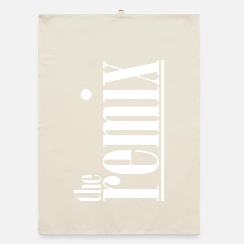 the remix mit ORIGINAL vater/sohn partnerlook typo Organic Geschirrtuch