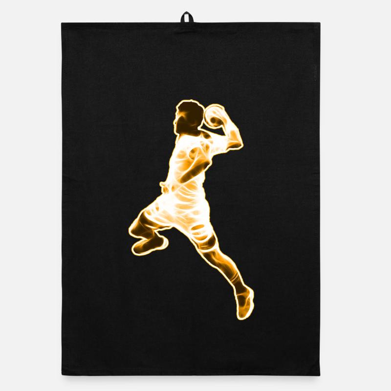Handball Handballer - Design Torchon bio
