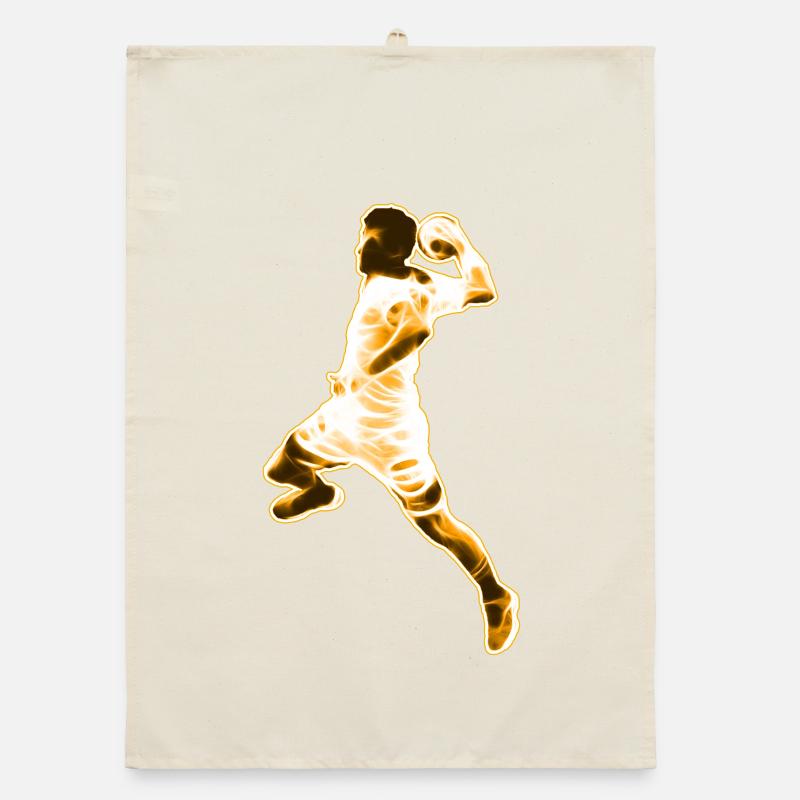 Ein Handballer Organic Geschirrtuch