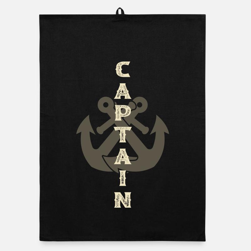 Captain Anchor Boat Organic dish towel