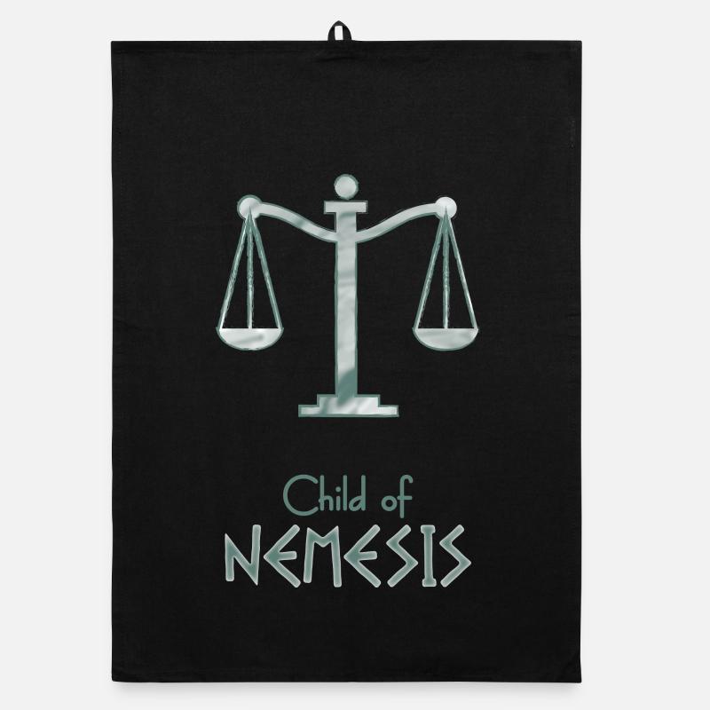 Child of Nemesis – Percy Jackson inspired design Organic dish towel