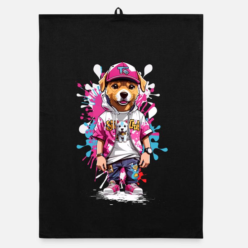 Dog Organic dish towel