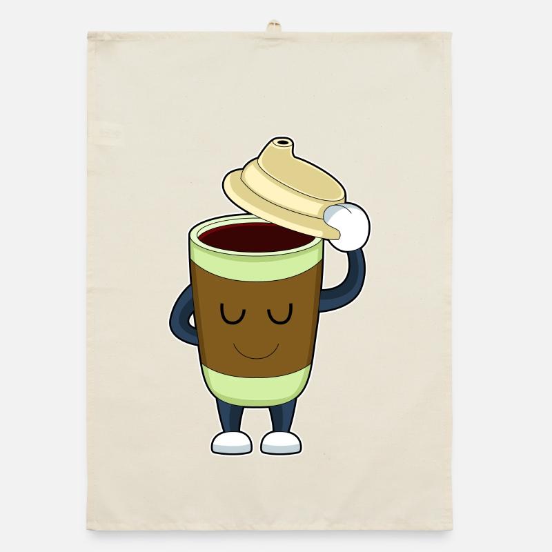 Gentleman Coffee à emporter Torchon bio