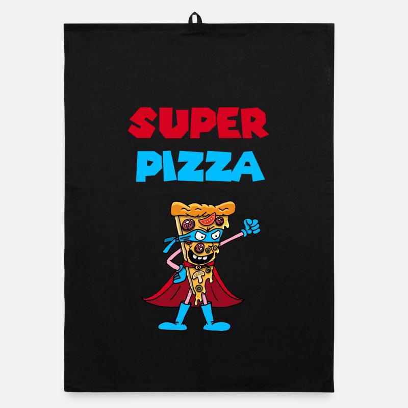 Tolle Pizza Organic Geschirrtuch