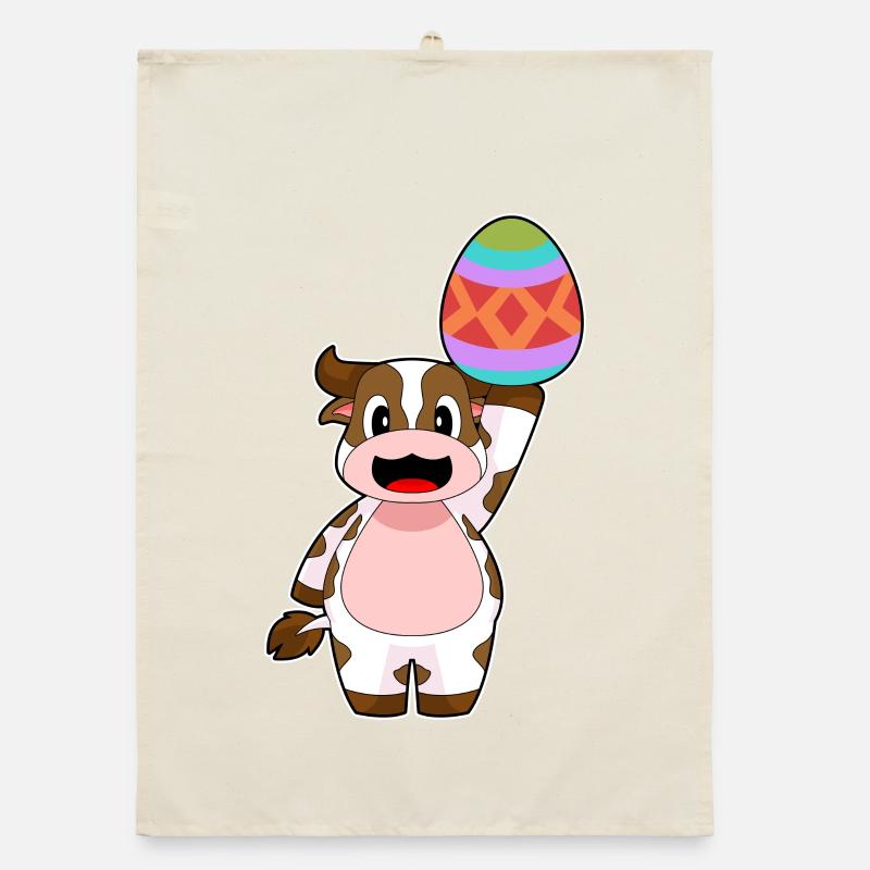 Oeuf de Pâques vache Torchon bio