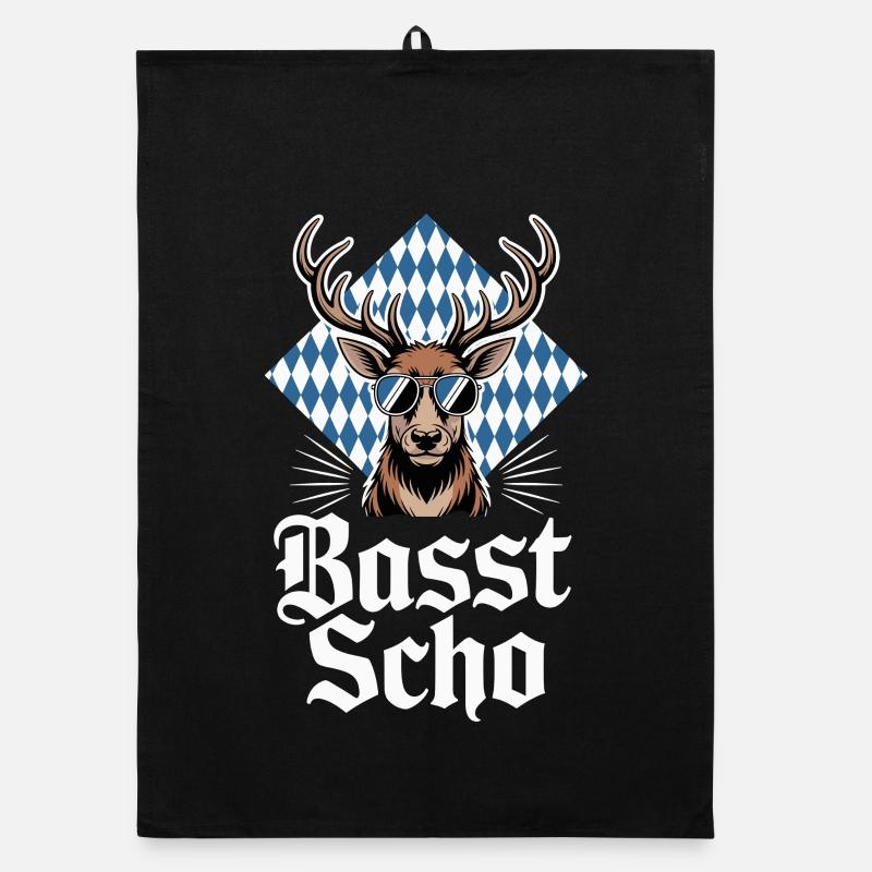 Lunettes de soleil Moose Bavarian Deer Basst Scho Torchon bio