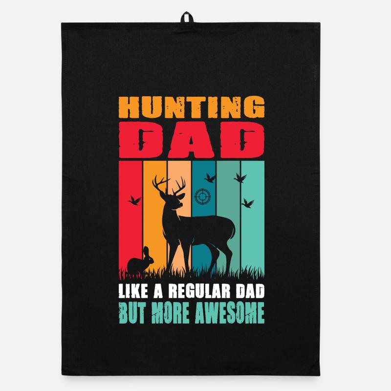 Cadeau de chasseur Chasse Examen de chasseur Torchon bio
