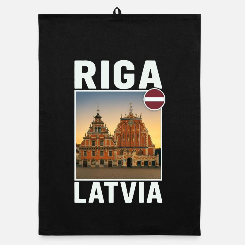 Riga, Lithuania Organic dish towel