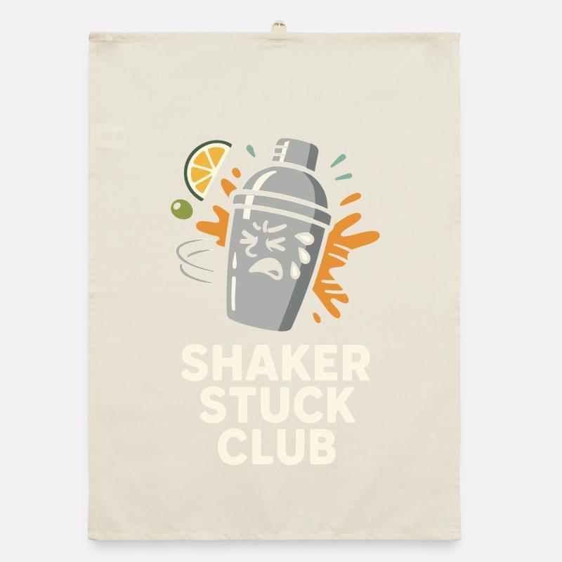 Shaker Stuck Mixologue débutant Torchon bio