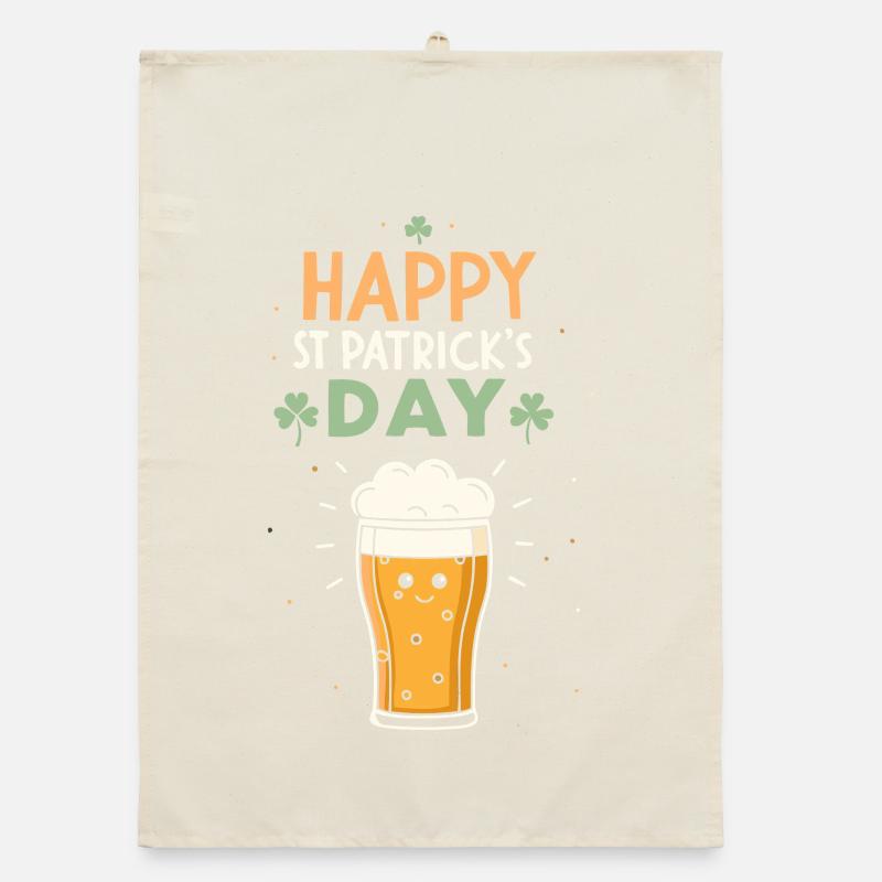 Pinte joyeuse Saint-Patrick Torchon bio