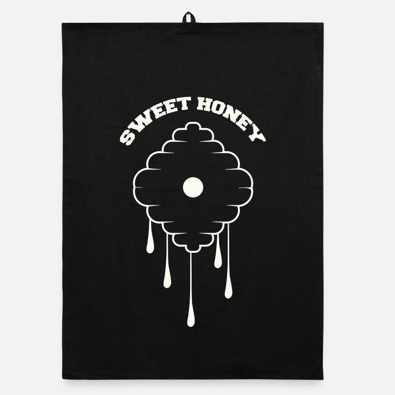 Honeycomb Drop Design Organic dish towel