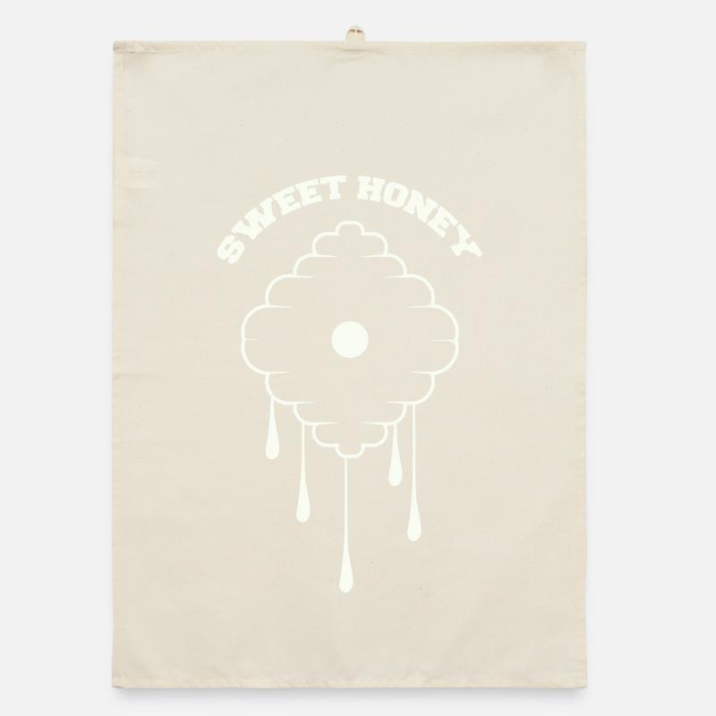 Conception de goutte en nid d’abeille Torchon bio