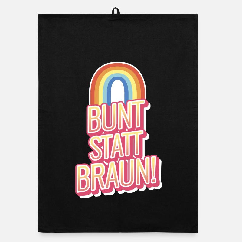 Bunt_statt_Braun Organic Geschirrtuch